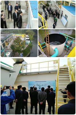 市委常委、區委書記李世貴一行考察我司江寧泵站污水凈化提升項目